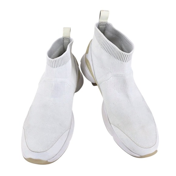 Cole Haan Shoes ZeroGrand Motion All-Day Slip On Womens 6.5 B White Knit Hi Top - Picture 2 of 14